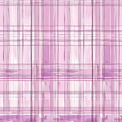 Seamless 3D Painted Metal PBR Texture with Pink Plaid Pattern texture preview