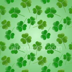 seamless Seamless 3D PBR Texture of Green Shamrock Leaves on Gradient Background texture 8k free download PBR