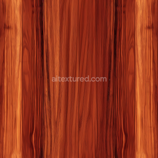 Preview — Seamless 3D Cherry Wood PBR Texture with Polished Panel Grain