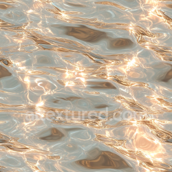 seamless Seamless 3D Water PBR Texture Featuring Sunlit Shimmering Surface with Warm Golden Highlights texture 8k free download PBR