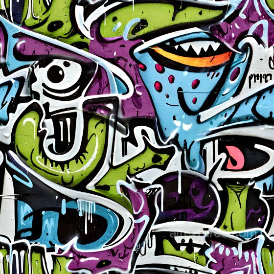 Graffiti Texture Featuring Vibrant Urban Street Art with Dripping Paint Effects Graffiti texture preview