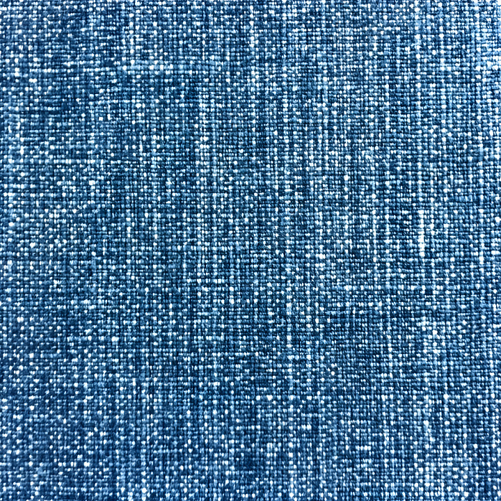 Cracked Denim Fabric with Distressed Blue Weave seamless PBR texture preview