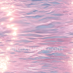 seamless Seamless 3D Water PBR Texture Featuring Reflective Pink Wave Surface texture 8k free download PBR