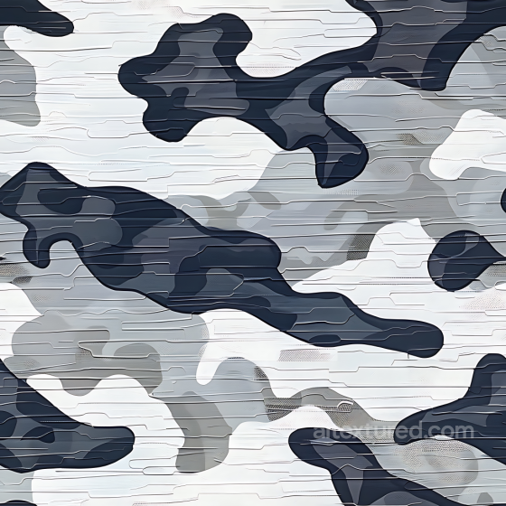Arctic Camouflage PBR Texture with Snow and Ice-Inspired Palette Color Camouflage texture preview