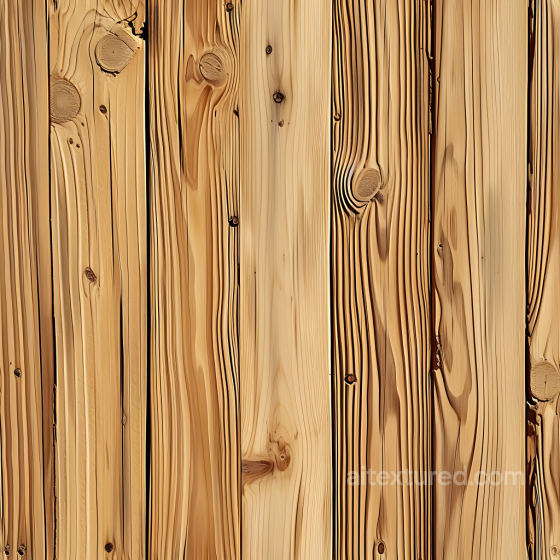 Pine Wood Planks PBR Texture with Natural Knots and Grain Detail Wood texture preview