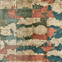 seamless Seamless 3D Vintage Map Camouflage PBR Texture with Distressed Painted Metal Effect texture 8k free download PBR