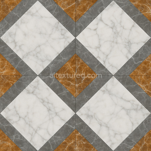 Patterned Marble Floor Seamless Texture