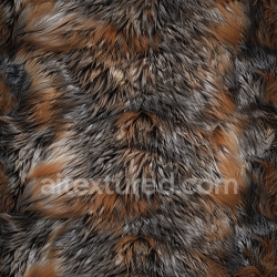 seamless Seamless 3D PBR Texture of Realistic Mixed Brown and Black Fur Leather texture 8k free download PBR