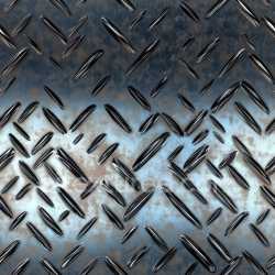 seamless Seamless 3D PBR Diamond Plate Steel Texture with Rust and Wear texture 8k free download PBR