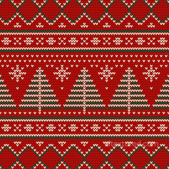 Knit Christmas Fabric Texture with Trees & Snowflakes Christmas texture texture preview