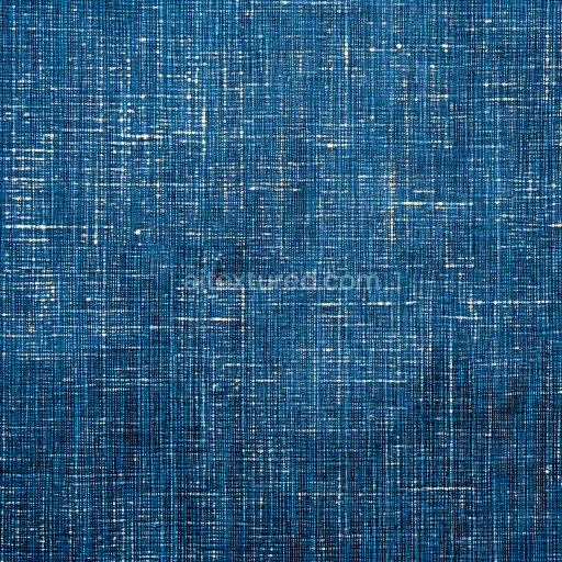 Seamless 3D Cracked Denim Fabric PBR Texture with Worn Blue Weave