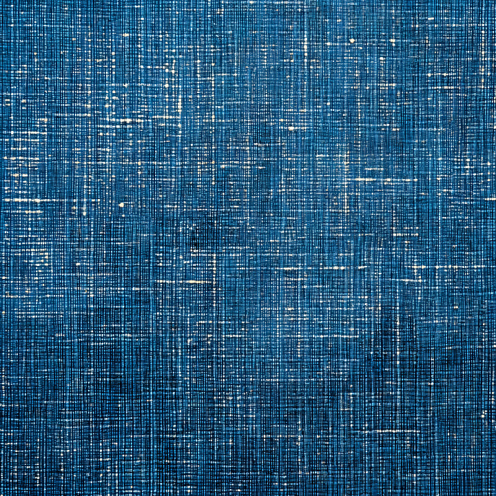 Cracked Denim Fabric with Worn Blue Weave seamless PBR texture preview