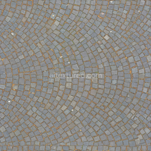 Paving Stones Seamless Tileable Pbr Texture Cobblestone Surface Gray Brick
