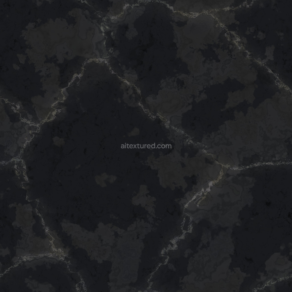 Seamless dark marble texture with polished surface