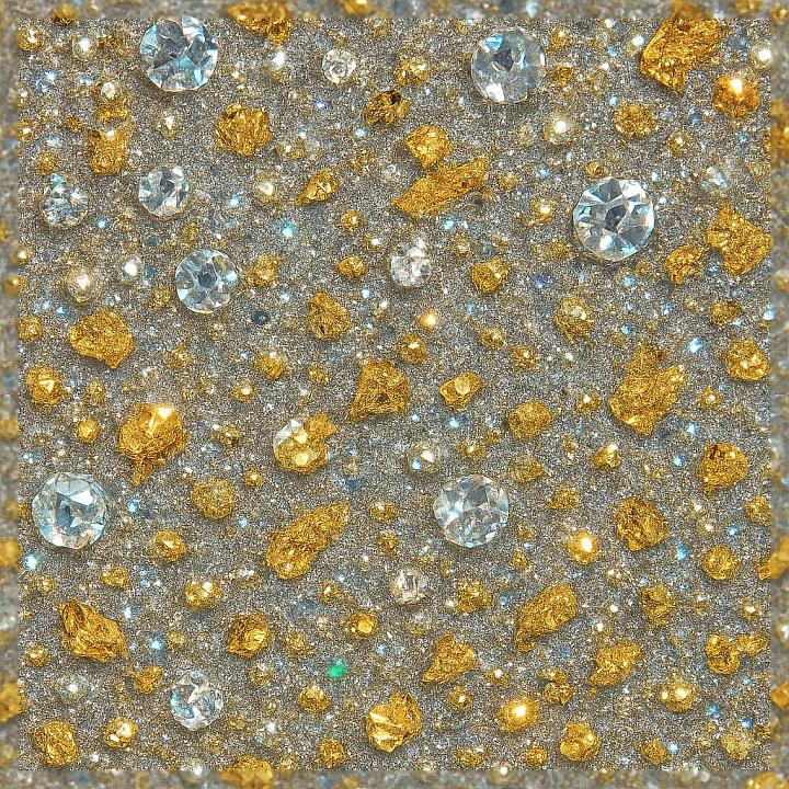 Sparkling Gems Reflective Glitter Metallic Flakes seamless PBR texture preview