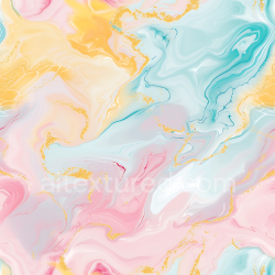 seamless Seamless 3D pastel buttercream marble PBR texture with vibrant swirls and gold veins texture 8k free download PBR