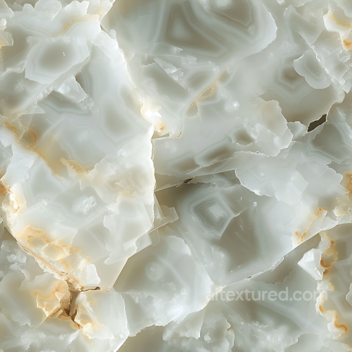 Natural Alabastro Egiziano Marble Texture with Soft White and Beige Layers seamless Marble PBR texture
