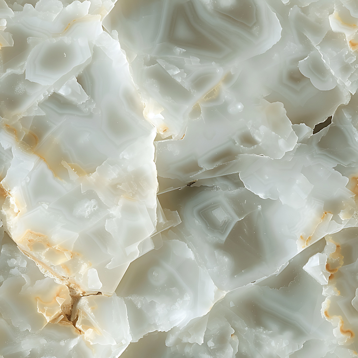 Natural Alabastro Egiziano Marble with Soft White and Beige Layers seamless PBR texture preview