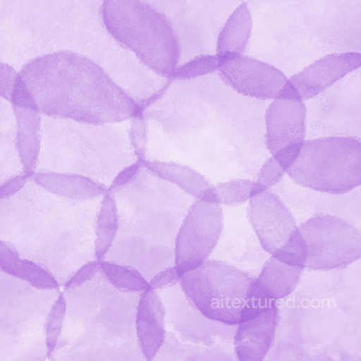 Lavender Watercolor Stain Texture with Overlapping Circular Patterns seamless Watercolor texture  PBR texture