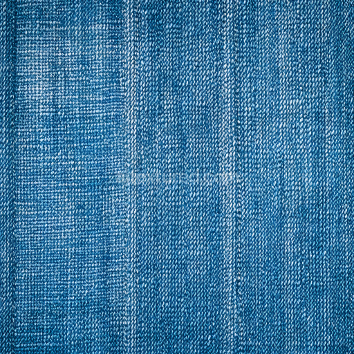 Seamless 3D cracked denim fabric PBR texture with worn thread details