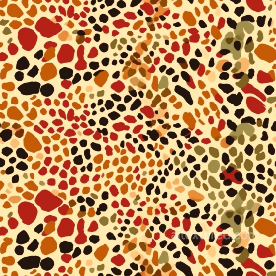 Leopard Print Fabric Texture with Multicolor Spots Leopard Print texture preview