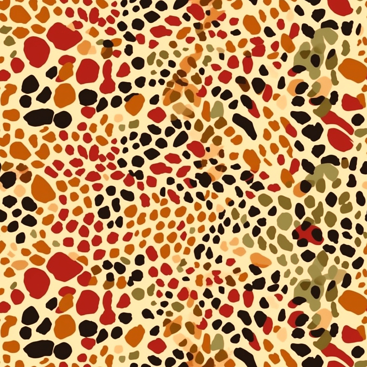 Featuring Colorful Leopard Print Pattern seamless PBR texture preview