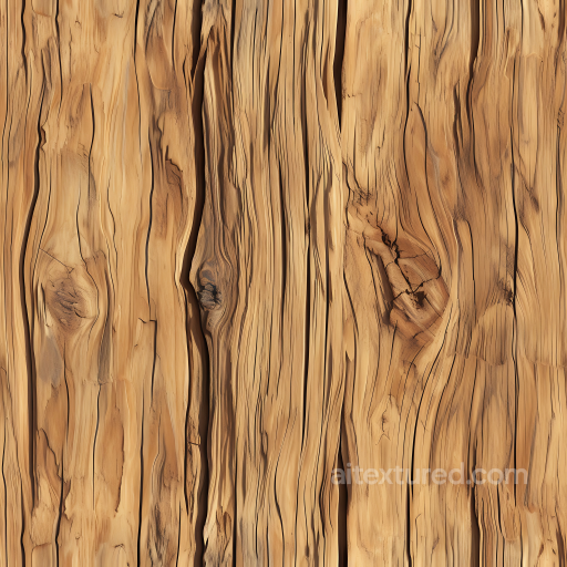 Weathered Wood Planks PBR Texture with Natural Cracks and Knots seamless Wood PBR texture