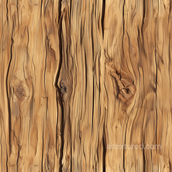Weathered Wood Planks PBR Texture with Natural Cracks and Knots Wood texture preview