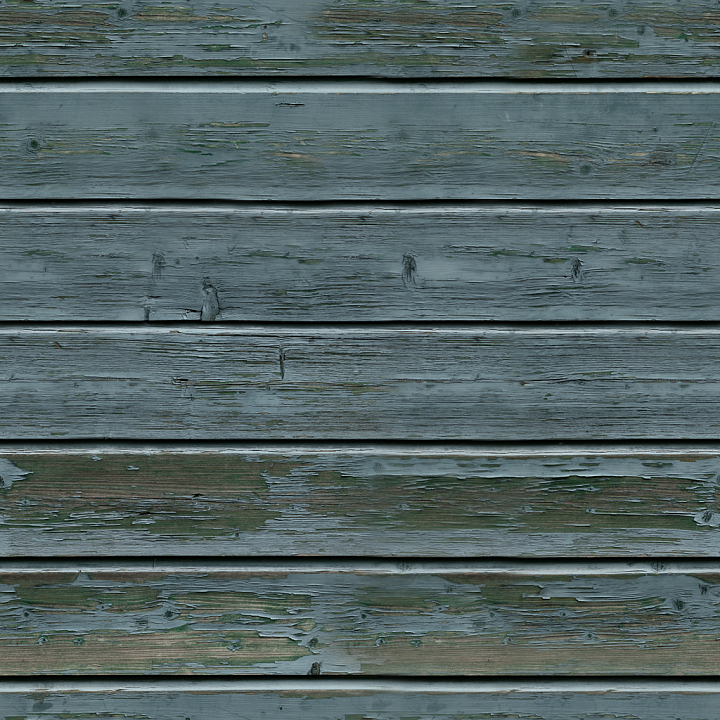 Painted House Wooden Wood seamless PBR texture preview