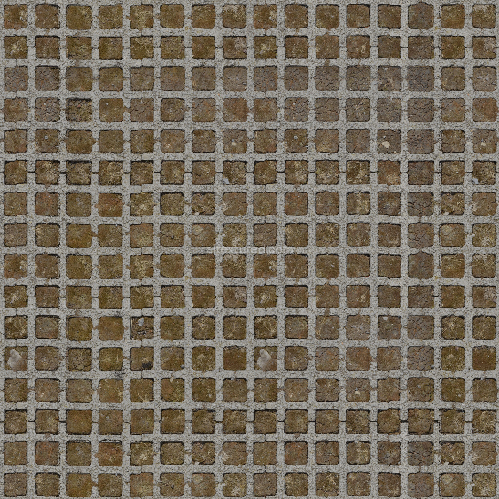 Seamless paving stones texture with detailed surface variations