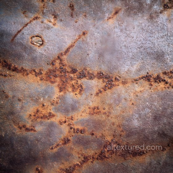 Rusty Metal PBR Texture Featuring Distinctive Corrosion Patterns and Holes Rust texture preview