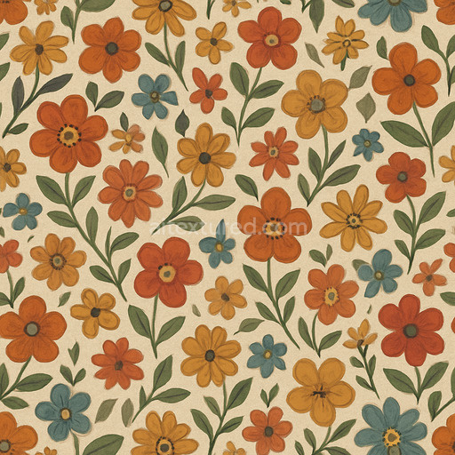Patterned Floral Pattern Texture Seamless 1024X1024
