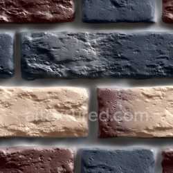 seamless Seamless 3D Cracked Painted Brick Wall PBR Texture with Multi-Color Rough Surface texture 8k free download PBR