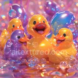 seamless Seamless 3D Inflated Glossy Vinyl Rubber Texture with Balloon-Like Puffed Cells in Yellow and Purple texture 8k free download PBR