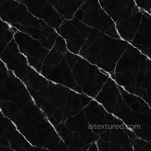 Patterned Black Marble Seamless Texture seamless Marble PBR texture