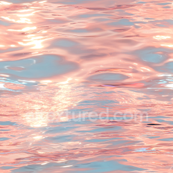 seamless Seamless 3D PBR Texture of Pink Sunset Water with Soft Wave Ripples texture 8k free download PBR