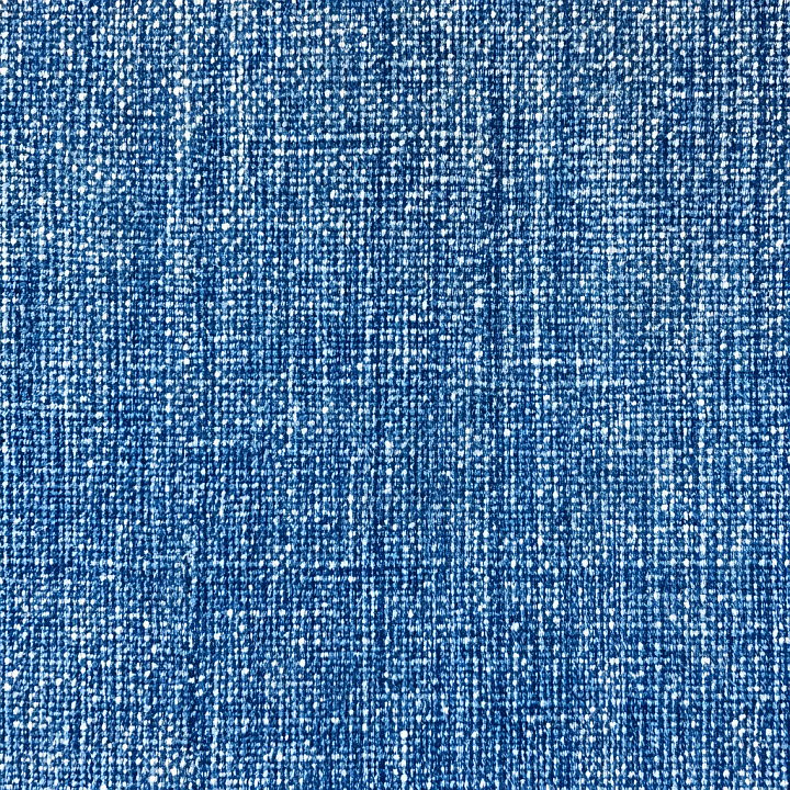 Cracked Denim Fabric with Blue and White Distressed Weave seamless PBR texture preview