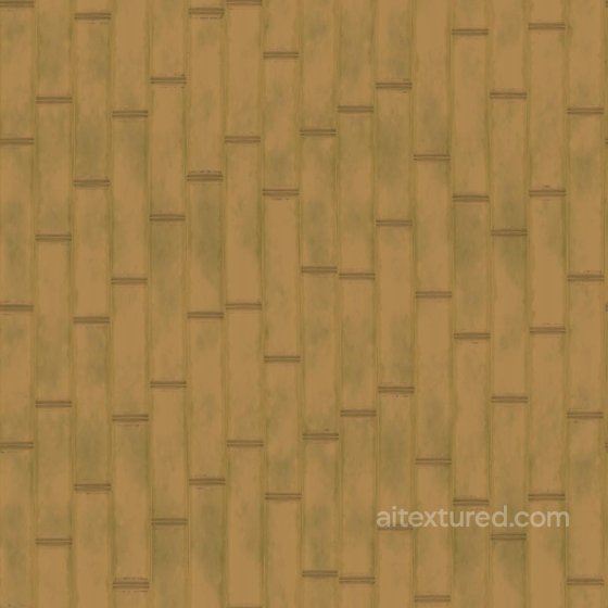 Bamboo Fence Texture | Free PBR Foliage texture preview