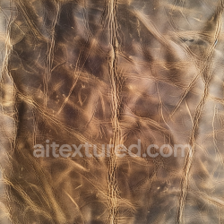 seamless Seamless 3D Vintage Distressed Brown Leather PBR Texture with Deep Wrinkles and Natural Patina texture 8k free download PBR
