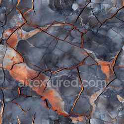 seamless Seamless 3D PBR Cracked and Oxidized Metal Texture with Rusty Fractures texture 8k free download PBR