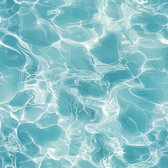 Stylized Pool Water PBR Texture with Light Ripples and Soft Highlights Water texture preview