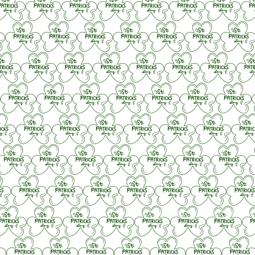 St Patrick Day Digital Paper Texture with Shamrock Pattern seamless St patrick digital paper bundle PBR texture