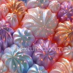 seamless Seamless 3D Inflated Velvet Cushion PBR Texture with Sparkling Decor texture 8k free download PBR