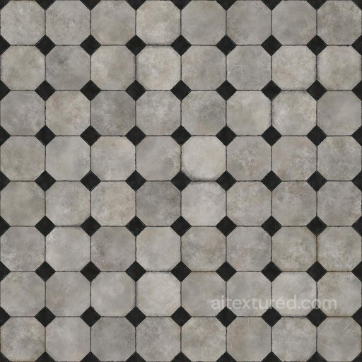 Antique Cement Tiles | Free PBR seamless Concrete PBR texture