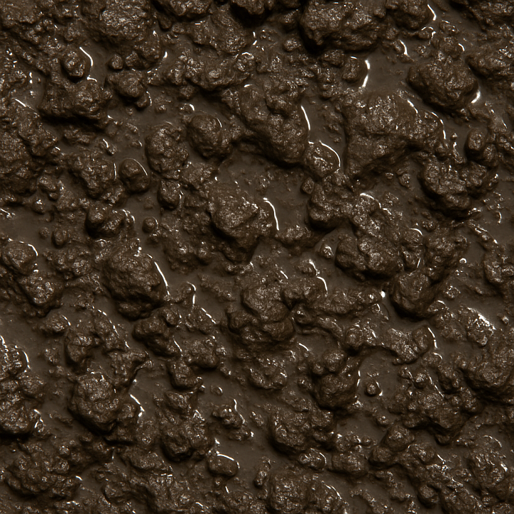 Shiny Wet Soil seamless PBR texture preview