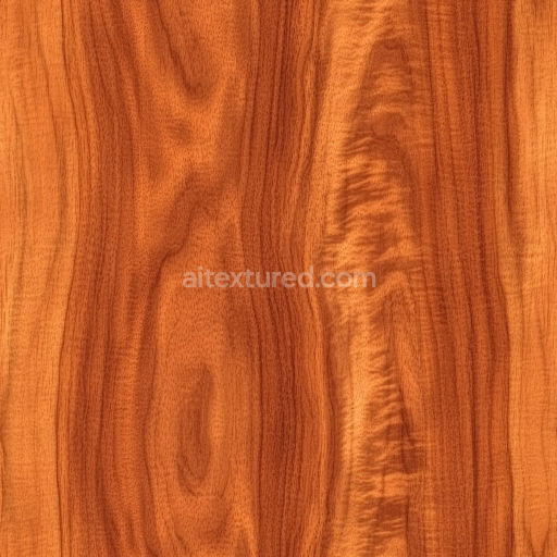 Preview — Seamless 3D PBR Polished Cherry Wood Texture with Smooth Grain and Warm Tones