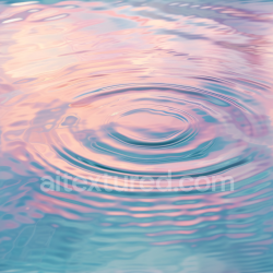 seamless Seamless 3D Water PBR Texture Featuring Gentle Ripples and Soft Pastel Sunset Colors texture 8k free download PBR