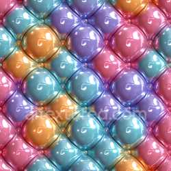 seamless Seamless 3D Inflated Vinyl Panels PBR Texture in Multicolor Glossy Finish texture 8k free download PBR