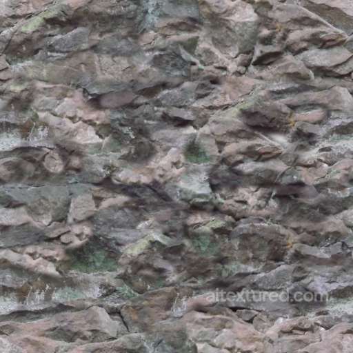 Seamless Stone PBR Texture with Rugged Natural Rock Surface seamless Stone PBR texture