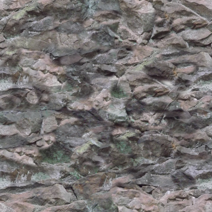 Stone with Rugged Natural Rock Surface seamless PBR texture preview
